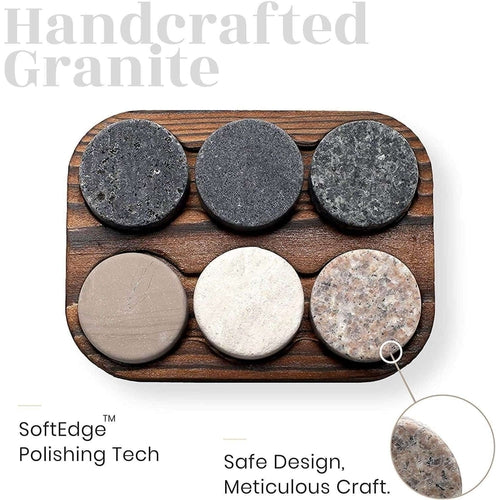 The Original Rocks – Granite Whiskey Stones (Set of 6)