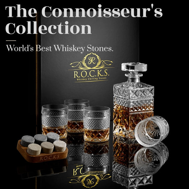 Luxury Whiskey Decanter Gift Set – Premium Crystal Design