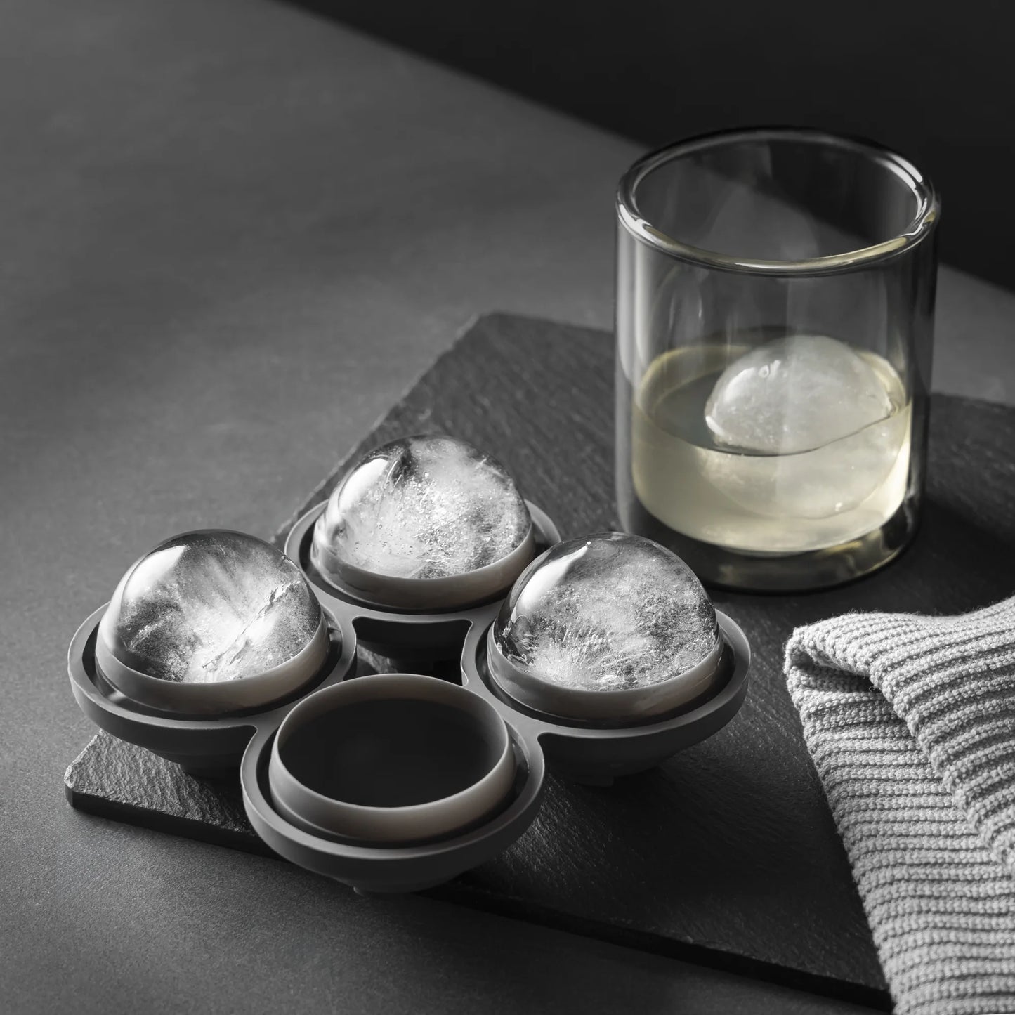 Premium Silicone Ice Ball Mold (2.5" Spheres)