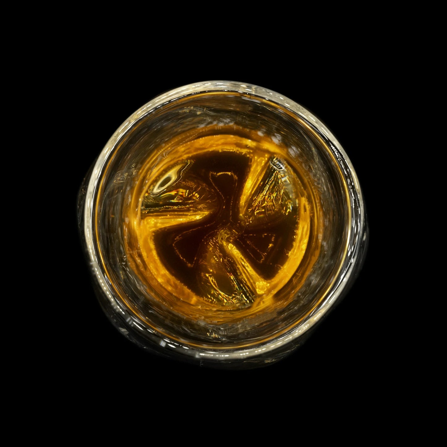 Aurora Crystal Whiskey Glass Set – 4 Double-Wall Tumblers