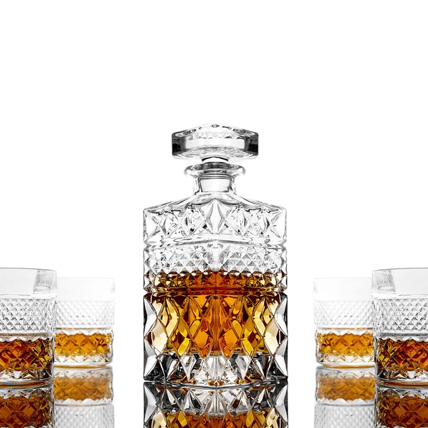 Luxury Whiskey Decanter Gift Set – Premium Crystal Design